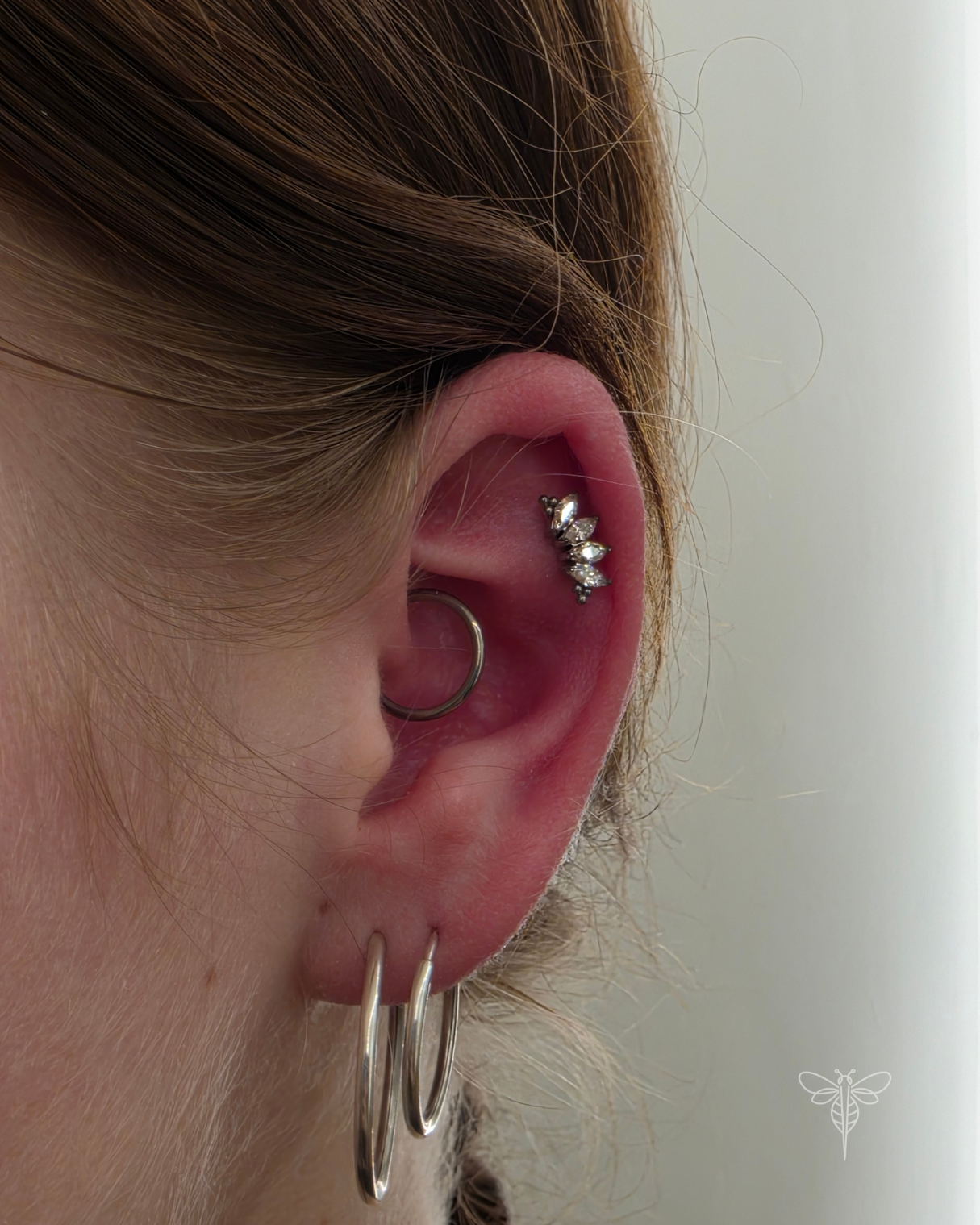 Helix ir Daith vėrimas